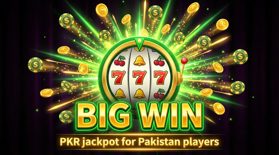 Big win animation on Pkrslots slot game - 5